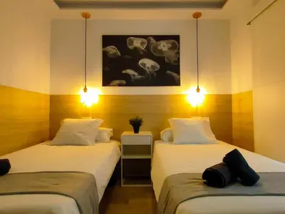 Cama o camas de una habitación en Stylish Friendly Holiday Home