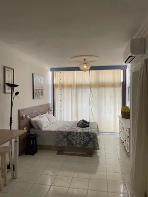 Cama o camas de una habitación en Casa Mar y Sol - Seaview - private parking-renovated studio