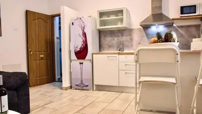 Una cocina o zona de cocina en Vivienda Crispin