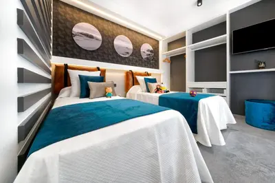 Cama o camas de una habitación en Villa Sant Meloneras