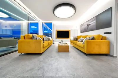 Una televisión o centro de entretenimiento en Villa Sant Meloneras