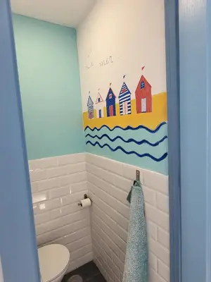 Un baño de Apartamento calandria confital con terraza próxima playa
