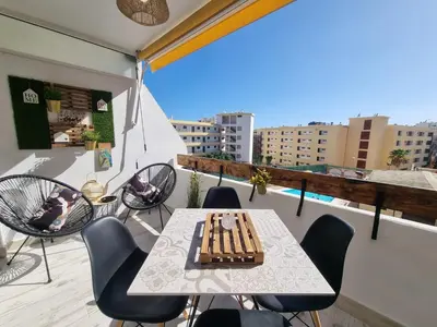 Un balcón o terraza de Top Apartament Playa del Ingles