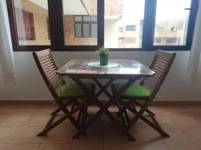 Plano de Acogedor apartamento en primera línea de playa Las Canteras