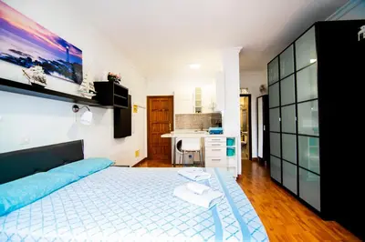 Cama o camas de una habitación en Casa Canteras