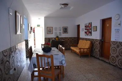 Zona de estar de Pension Eva