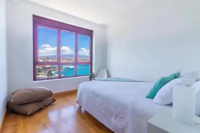 Cama o camas de una habitación en Cliff Suite Las Canteras
