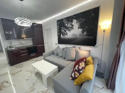Zona de estar de Piso Canteras/2 Bedroom+Balcony+Parking at Beach