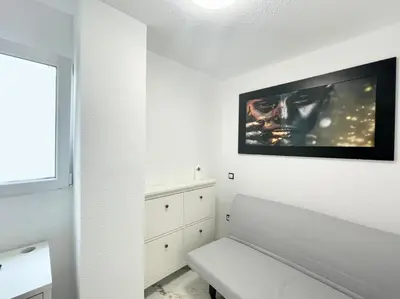 Una televisión o centro de entretenimiento en Piso Canteras/2 Bedroom+Balcony+Parking at Beach