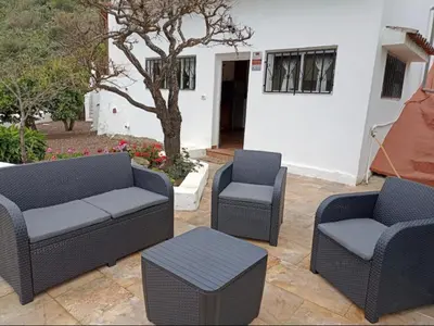 Zona de estar de Casa Rural La Yedra San Mateo