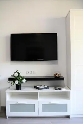 Una televisión o centro de entretenimiento en PALMENGARTEN APARTMENT Los Molinos
