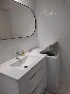 Un baño de Charming 1 Bedroom Apartment in Puerto de Mogn