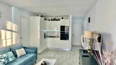 Una cocina o zona de cocina en Luxury apartment in Puerto Rico -Gran Canaria
