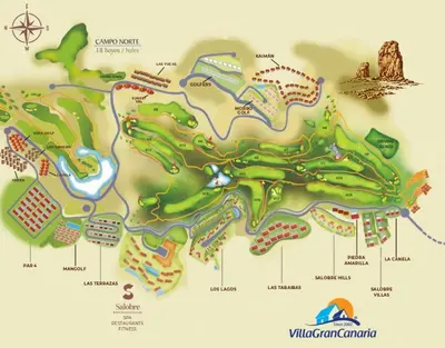 Plano de Vista Golf 22 by VillaGranCanaria