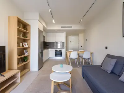 Una cocina o zona de cocina en VV Arenas de Guanarteme 