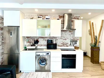Una cocina o zona de cocina en Apartamento Surfspot Las Palmas de Gran Canaria