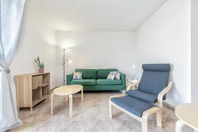 Zona de estar de New Cute Apartment at Salinetas Beach.