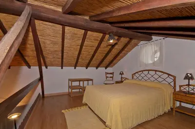 Cama o camas de una habitación en Cuevas Morenas