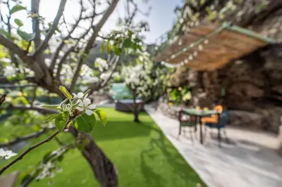 Jardín al aire libre en Casa rural Bejeque