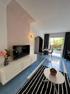 Zona de estar de Apartment Valentina - Little Venice, Puerto de Mogan