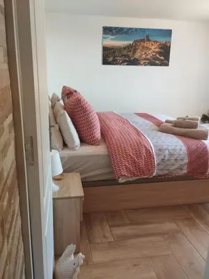 Cama o camas de una habitación en Casa Azul Mountain Retreat