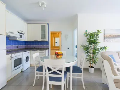 Una cocina o zona de cocina en View Valley Mogan Beach