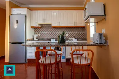 Una cocina o zona de cocina en Inma Apartment Montaña La Data