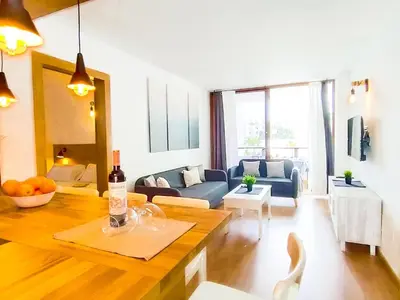 Zona de estar de Green Palms Holiday Home