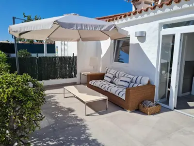 Zona de estar de Beach Luxury Bungalow