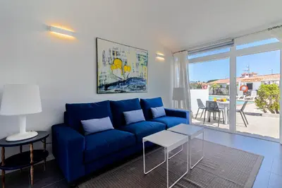 Zona de estar de Beach Luxury Bungalow