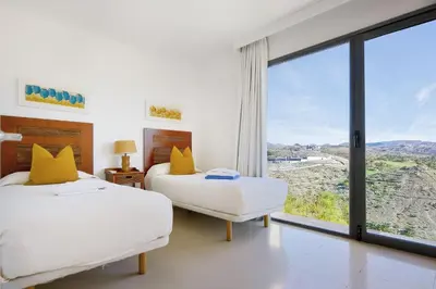 Cama o camas de una habitación en Holiday Home Villa Gema