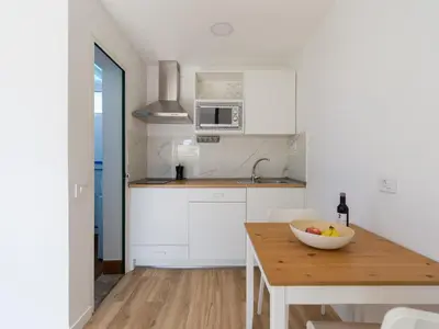 Una cocina o zona de cocina en Bungalow GARMAS