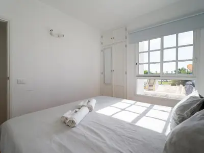 Cama o camas de una habitación en Bungalow GARMAS