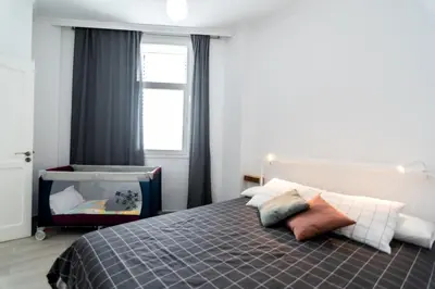 Cama o camas de una habitación en Casa Raquel