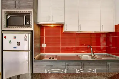 Una cocina o zona de cocina en Los Elefantes Beach House