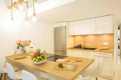 Una cocina o zona de cocina en APARTAMENTO GRAN CANARIA 1º LINEA