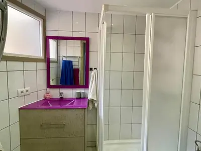 Un baño de Apartment mit Traumblick