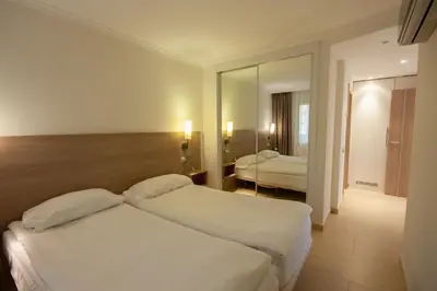Cama o camas de una habitación en Luxury penthouse, panoramic sea view