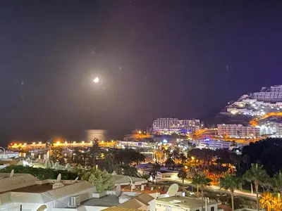 Vista general de Puerto Rico de Gran Canaria o vista desde el apartamento