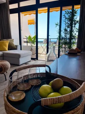 Zona de estar de Rosa Amarilla Apartment