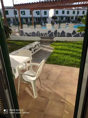 Un balcón o terraza de Bungalow Casa Arena