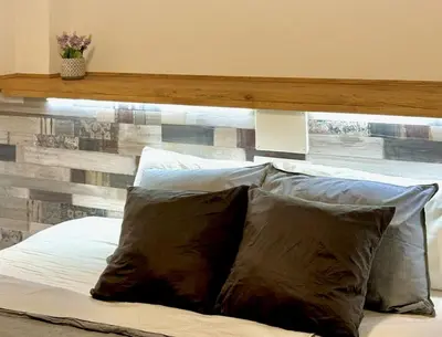 Cama o camas de una habitación en Playa del Inglés 5 min walk from Yumbo! 304