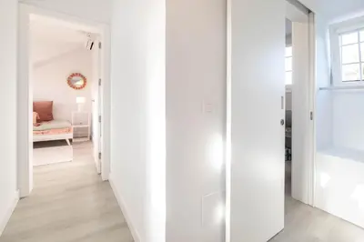 Cama o camas de una habitación en Bungalow en Pasito V6