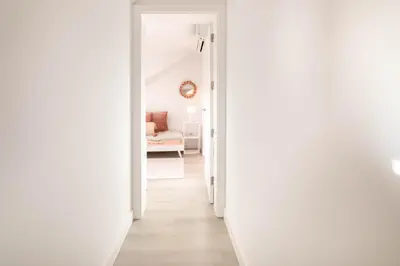 Cama o camas de una habitación en Bungalow en Pasito V6