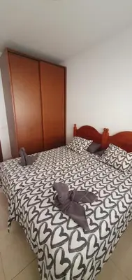 Cama o camas de una habitación en Apartamento El Cercado Mogan
