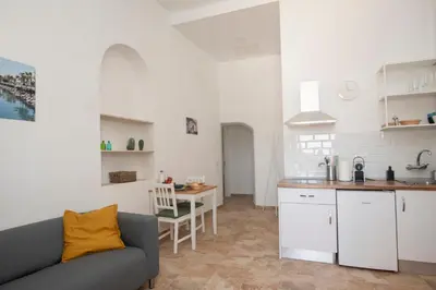 Una cocina o zona de cocina en Wohnung Aulaga