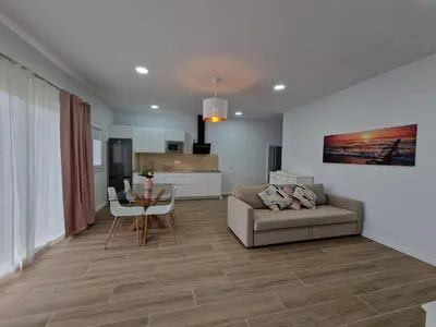 Una cocina o zona de cocina en Alojamientos Agaete Pueblo Nº4 y Nº5