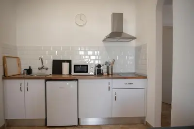 Una cocina o zona de cocina en Wohnung Esterlizia