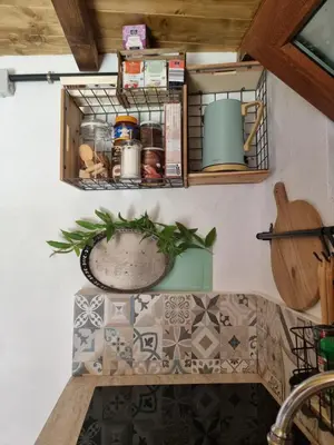 Una cocina o zona de cocina en El Nido Fuente Hervera. Precioso Loft con Bañera de Hidromasaje