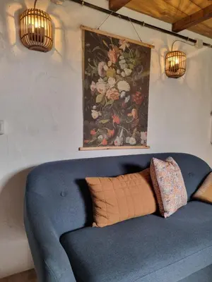 Zona de estar de El Nido Fuente Hervera. Precioso Loft con Bañera de Hidromasaje